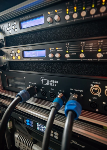 Audioserv using Linea Research amplification to power Beatherder 2023