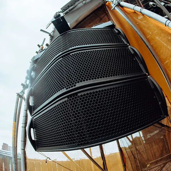 Audioserv providing a Funktion One Vero VX sound system for a festival
